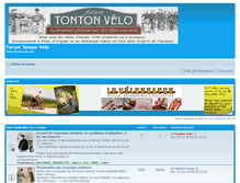 Tablet Screenshot of forum.tontonvelo.com
